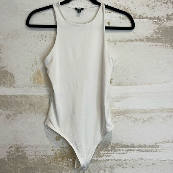 Express White Body Counter Bodysuit size xs - Picture 1 of 3